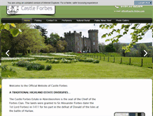 Tablet Screenshot of castle-forbes.com